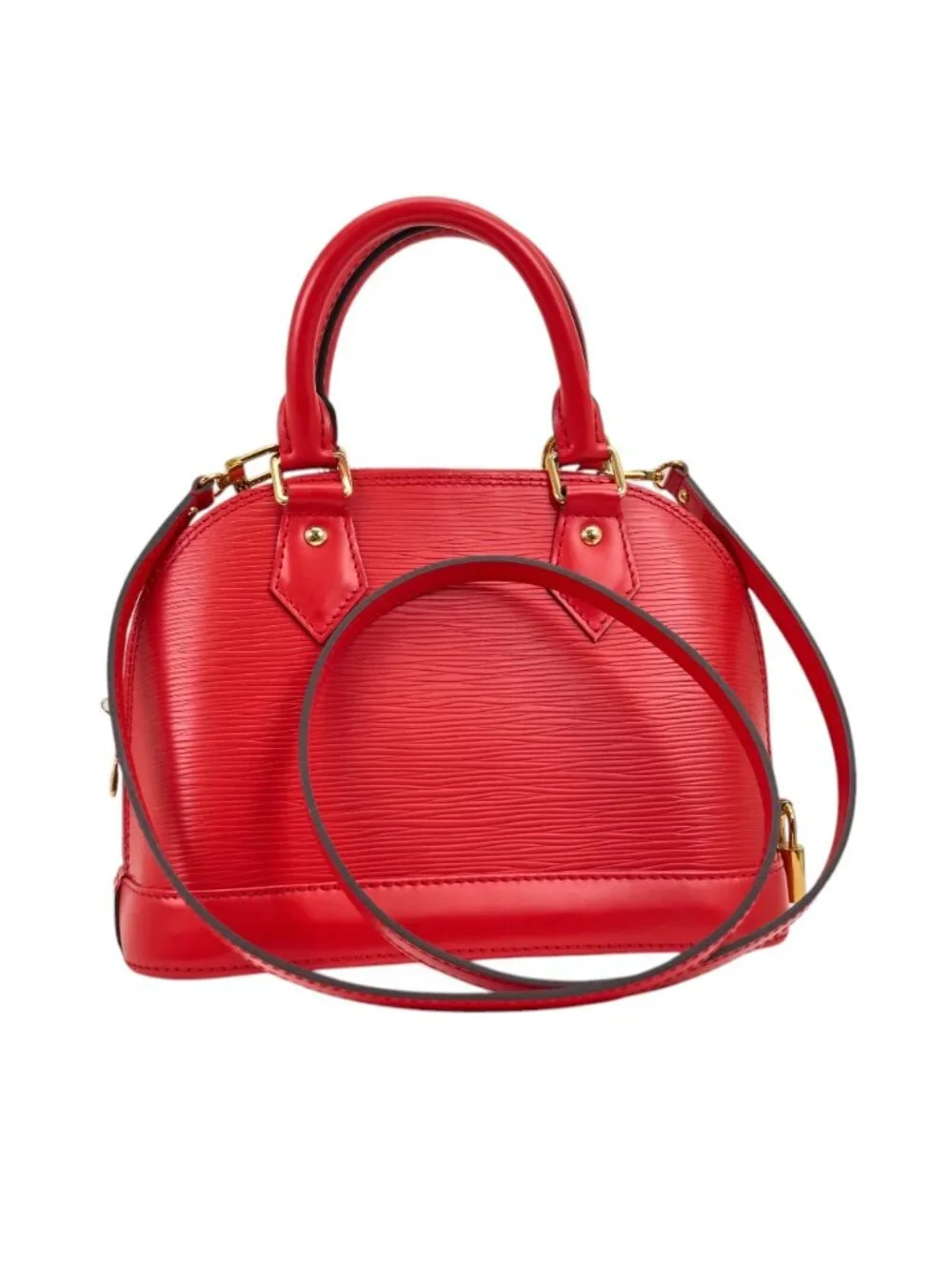 Louis Vuitton Alma BB Epi Blooming Flowers Red